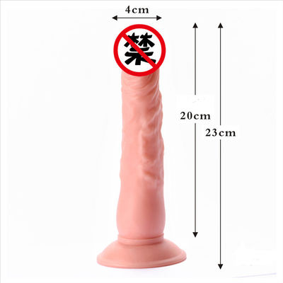 IPX6 40mmの現実的なシリコーンの陰茎の女性のためのクリトリス刺激のおもちゃ