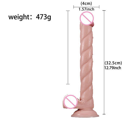 陰茎の特別に長い陰茎の吸引のコップの革紐のようなdia 40mm TPEの生命