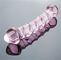 紫色のBorosiliconeのClitoral刺激のおもちゃの肛門の腟のエキスパンダーRoHS